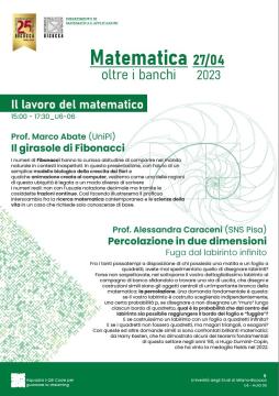 Locandina Conferenze MOiB 2023